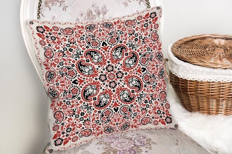 トルコ柄　クッションカバー Cushion cover クッションカバー - sevinc8 セヴィンチエイト