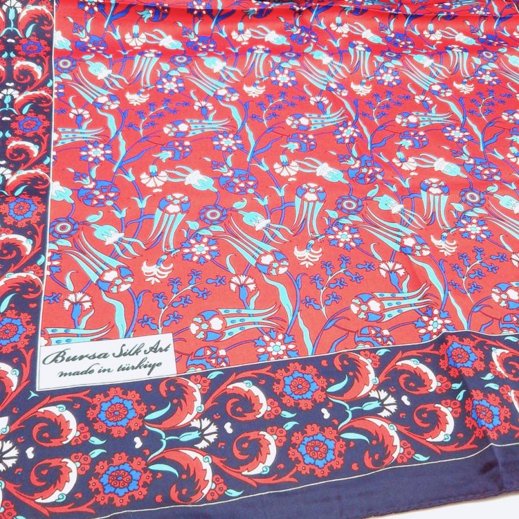 トルコ製 シルクスカーフ - sevinc8 セヴィンチエイト｜地中海雑貨