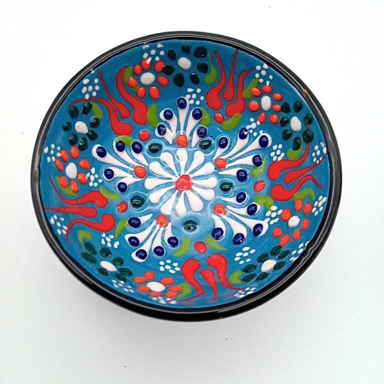 Decoration BowlS<br>Light Blue Dot 