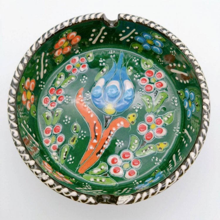 Decoration Ashtray<br>Green 