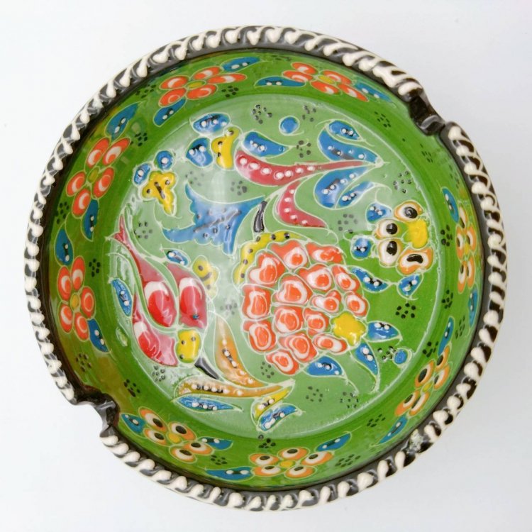 Decoration Ashtray<br>Light Green 