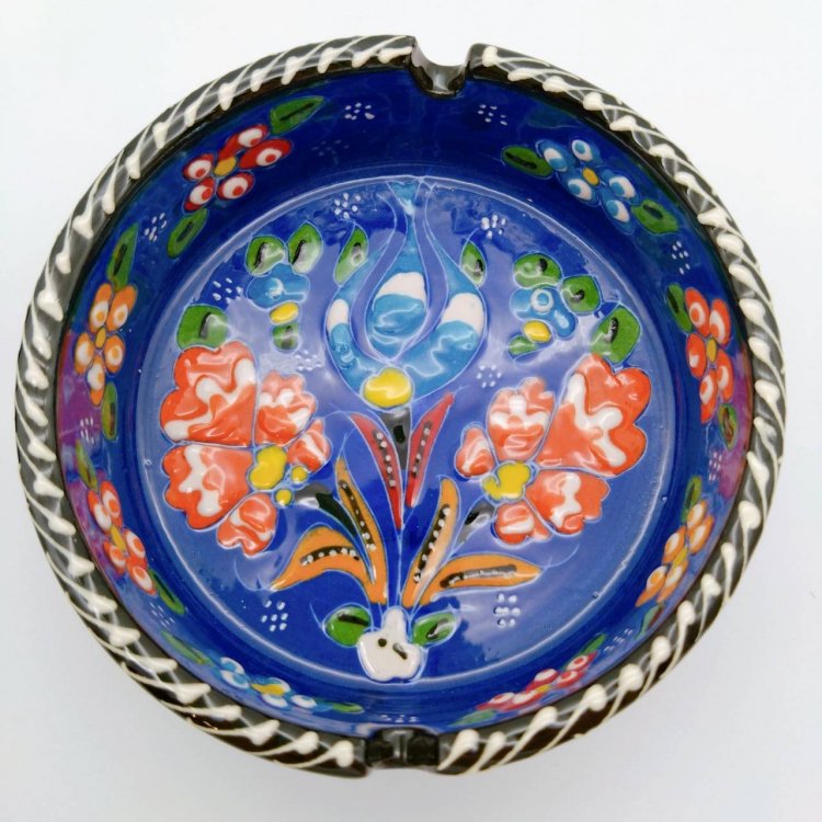 Decoration Ashtray<br>Blue 