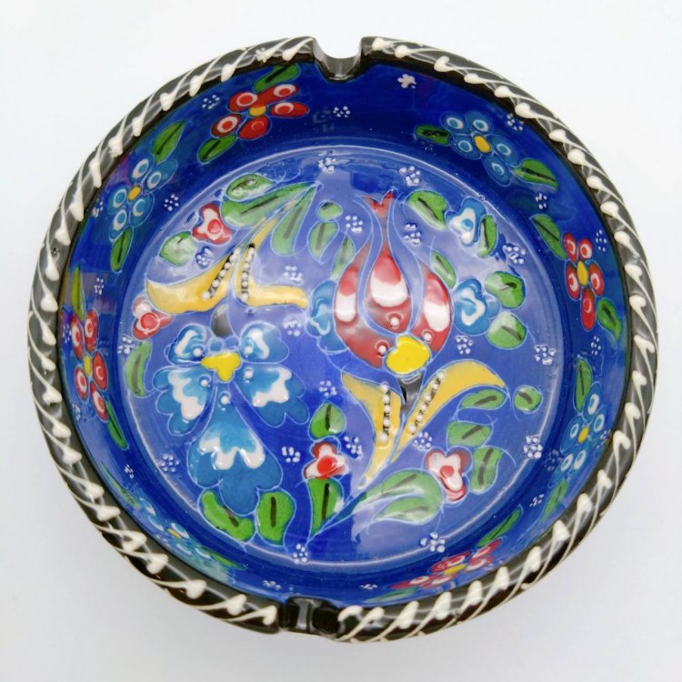 Decoration Ashtray<br>Blue 