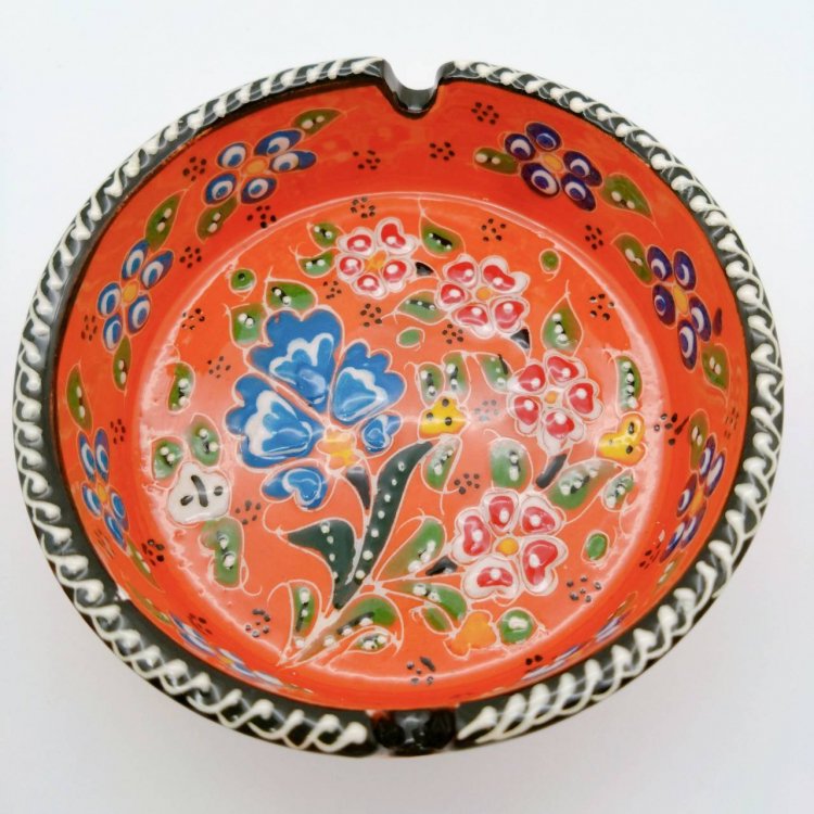 Decoration Ashtray<br>Orange 