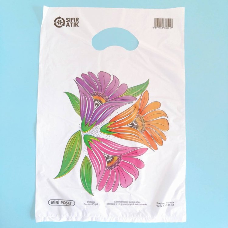 Plastic Shopping BagS<br>Flower 