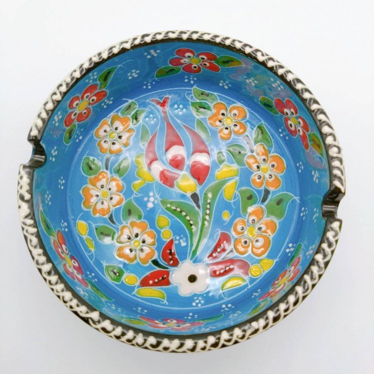 <img class='new_mark_img1' src='https://img.shop-pro.jp/img/new/icons1.gif' style='border:none;display:inline;margin:0px;padding:0px;width:auto;' />Decoration Ashtray<br>Light Blue 