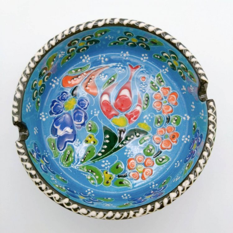 <img class='new_mark_img1' src='https://img.shop-pro.jp/img/new/icons1.gif' style='border:none;display:inline;margin:0px;padding:0px;width:auto;' />Decoration Ashtray<br>Light Blue 