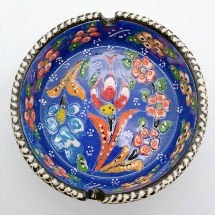 トルコ　灰皿　置物 陶器灰皿 -Ashtray- - sevinc8 セヴィンチエイト｜地中海雑貨
