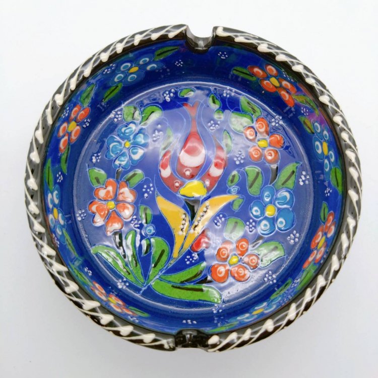 Decoration Ashtray<br>Blue 