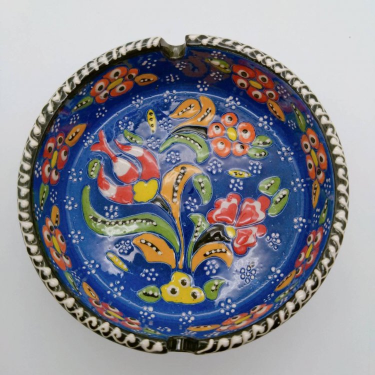 Decoration Ashtray<br>Blue 