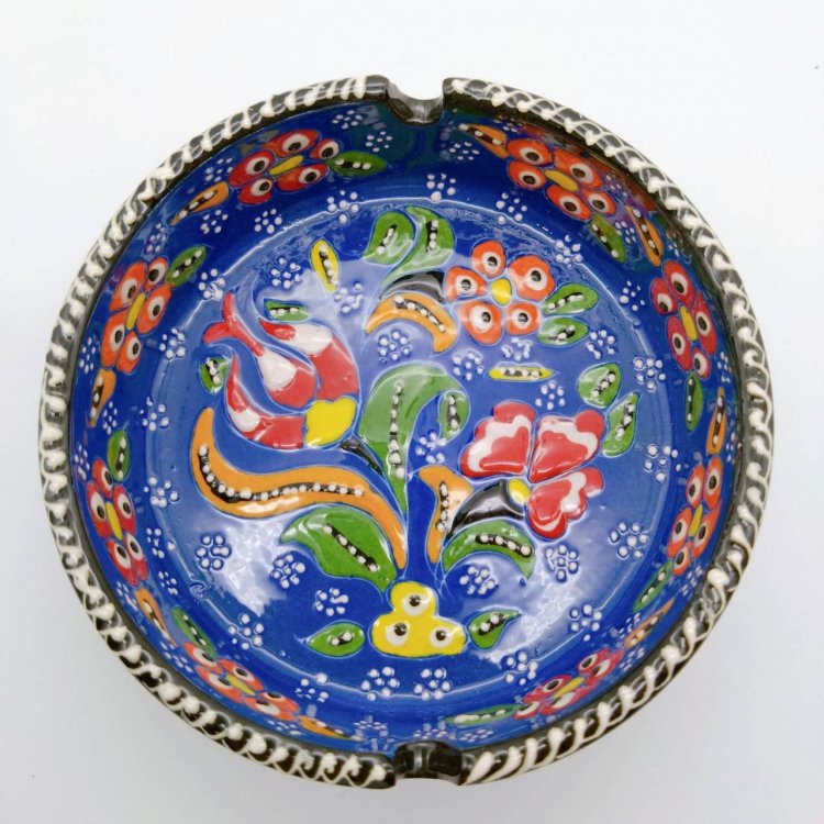 Decoration Ashtray<br>Blue 