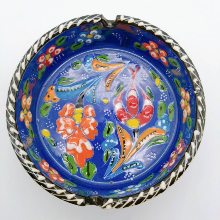 Decoration Ashtray<br>Blue 