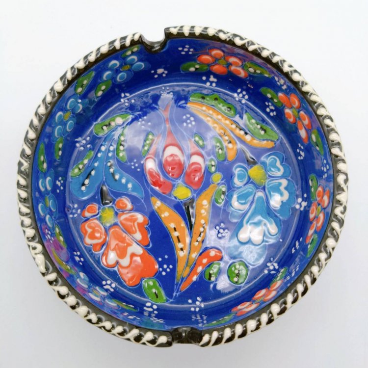 Decoration Ashtray<br>Blue 