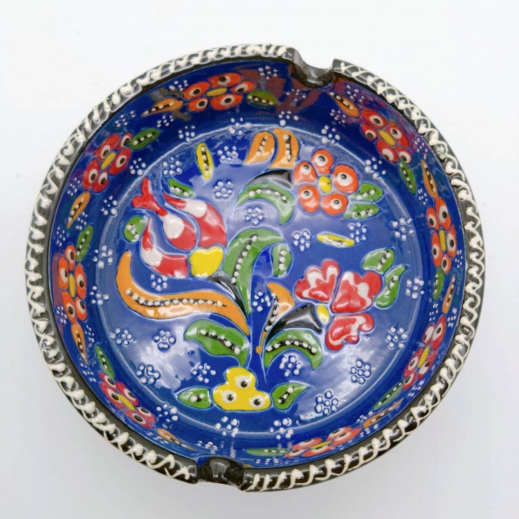 Decoration Ashtray<br>Blue 