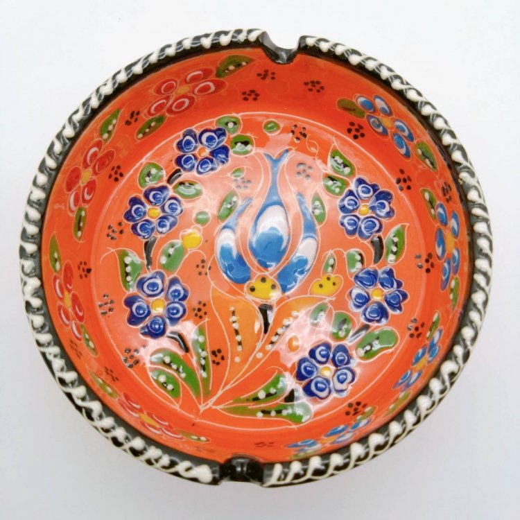 Decoration Ashtray<br>Orange 