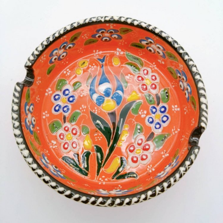 Decoration Ashtray<br>Orange 