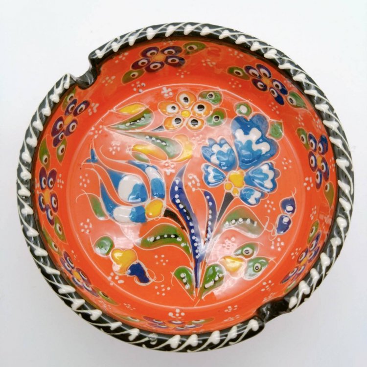 Decoration Ashtray<br>Orange 