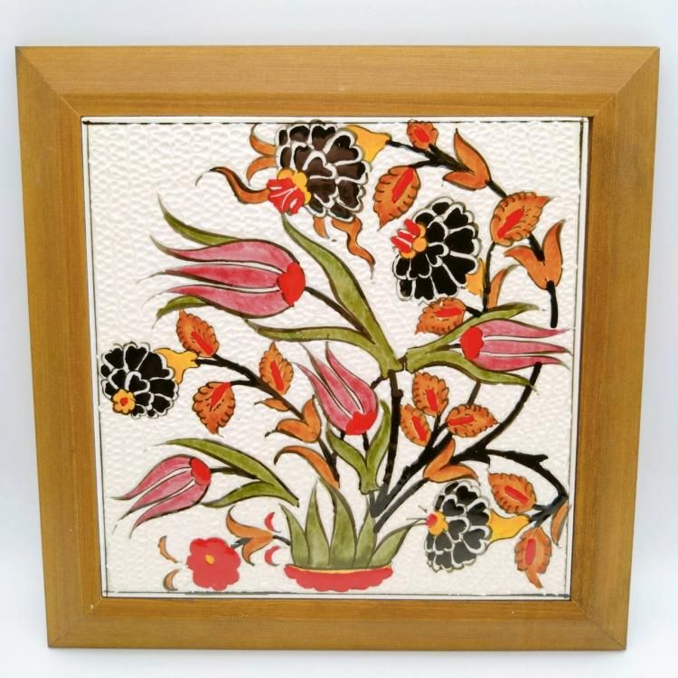 壁掛け用タイル（額入り）大 - sevinc8 セヴィンチエイト