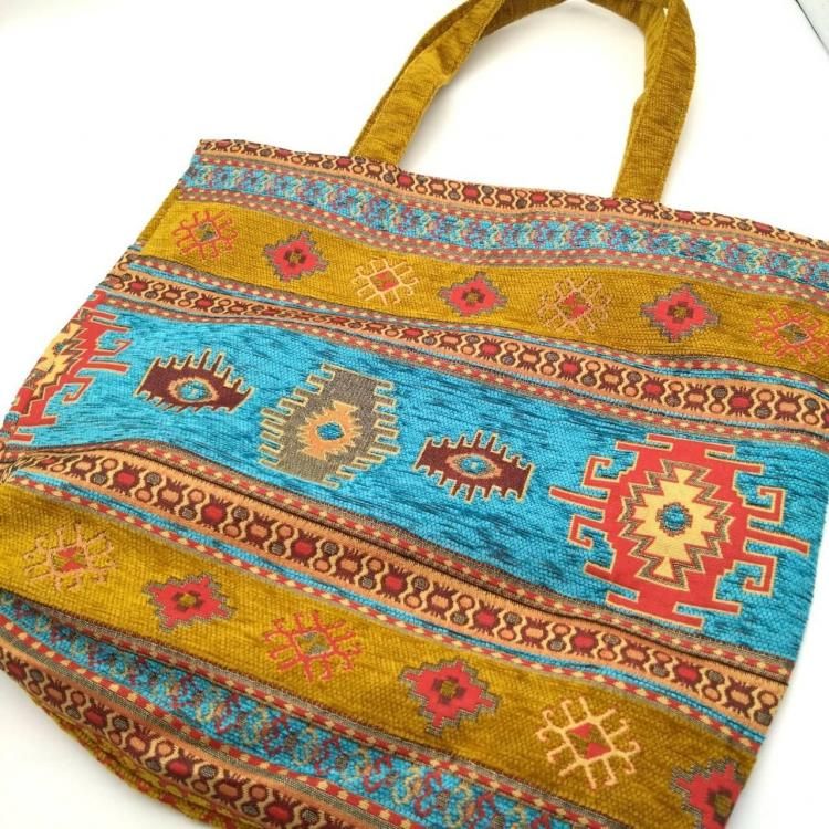 ˡХå(L)<br>Kilim Mustard Light Blue