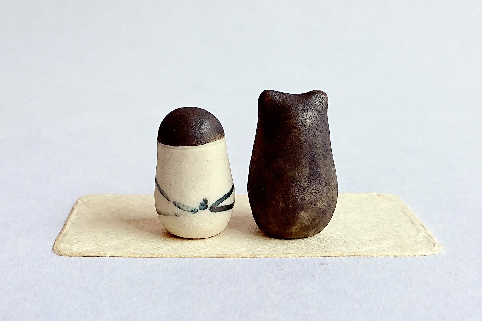 オブジェ - 豆金太郎 - 草舟オンラインショップ（金子佐知恵）| 陶器の
