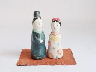 雛祭り 陶器製　雛人形　 セット 貝殻型 雛祭り 陶器製 雛人形 セット 貝殻型