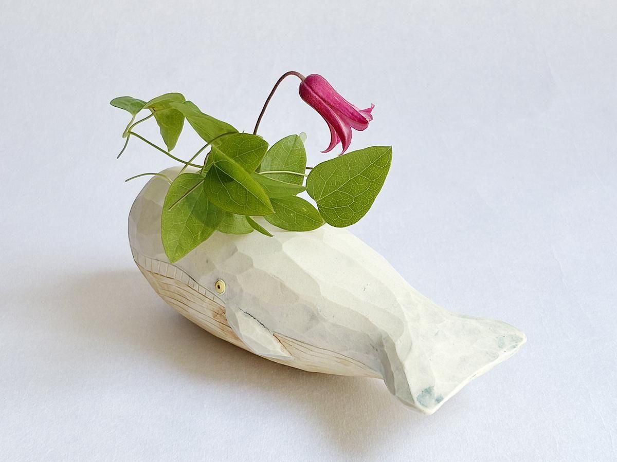 草船 Kusafune クジラ 花瓶 草船 Kusafune クジラ 花瓶 草吹きクジラ - 草舟オンラインショップ