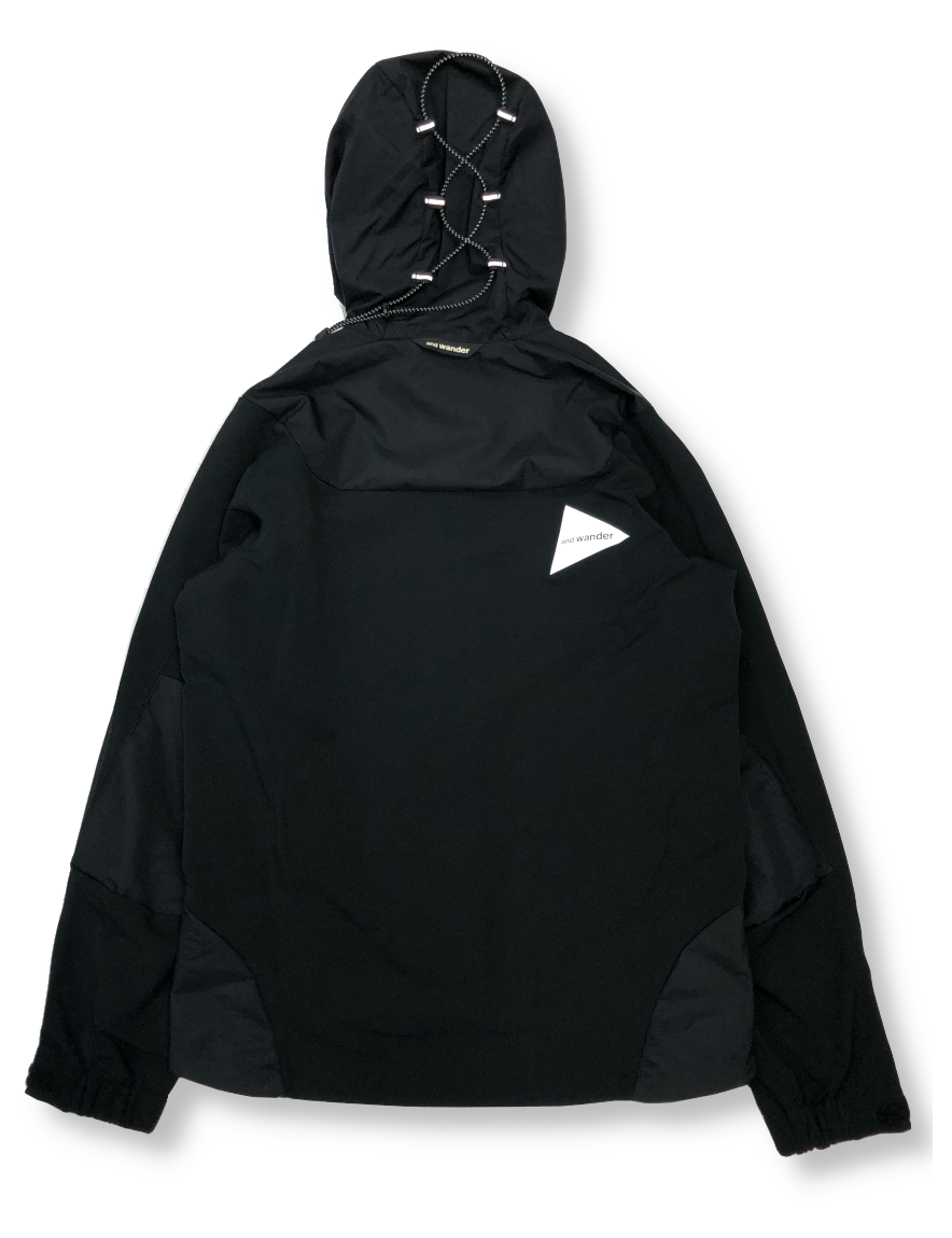 andwander - stretch shell jacket (BLACK)【Hoen - Web】公式通販
