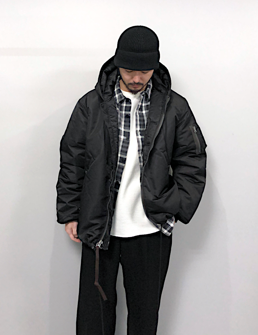 BUZZ RICKSON'S × UNUSED - MA-1 hooded jacket US2348【Hoen-WEB】