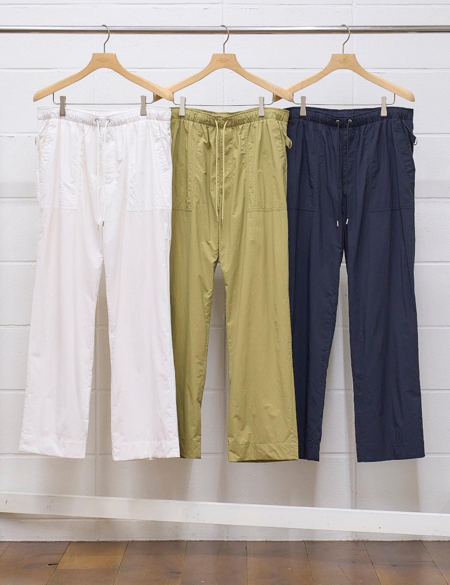 UNUSED - Nylon Pants (WHITE) UW1021【Hoen-WEB】