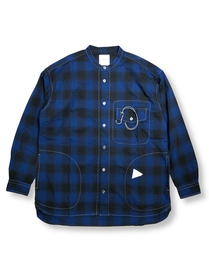 <img class='new_mark_img1' src='https://img.shop-pro.jp/img/new/icons50.gif' style='border:none;display:inline;margin:0px;padding:0px;width:auto;' />and wander - dry check shirt