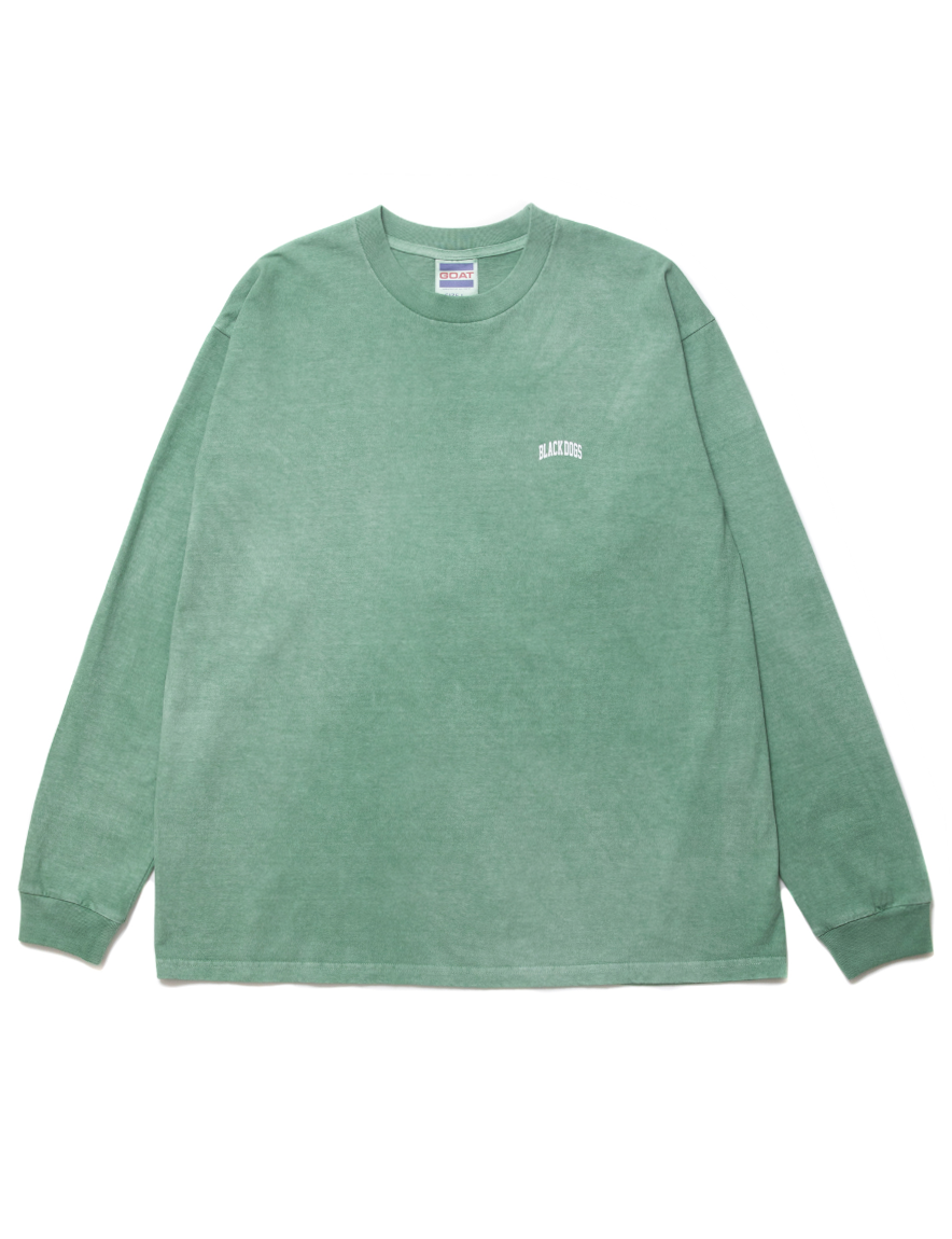 <img class='new_mark_img1' src='https://img.shop-pro.jp/img/new/icons50.gif' style='border:none;display:inline;margin:0px;padding:0px;width:auto;' />ROTTWEILER - PIGMENT LOGO LS TEE (GREEN)