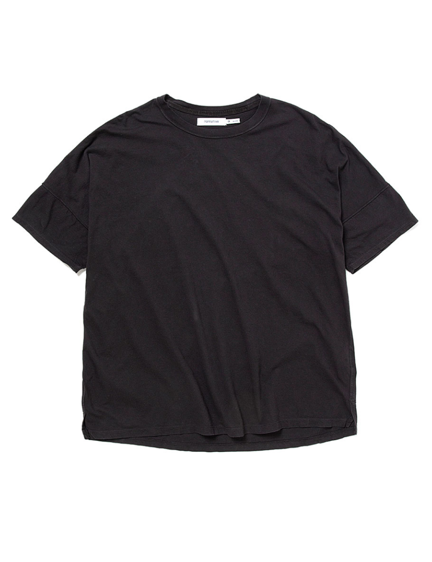 <img class='new_mark_img1' src='https://img.shop-pro.jp/img/new/icons1.gif' style='border:none;display:inline;margin:0px;padding:0px;width:auto;' />nonnative - CLERK S/S TEE COTTON JERSEY OVERDYED VW (BLACK)
