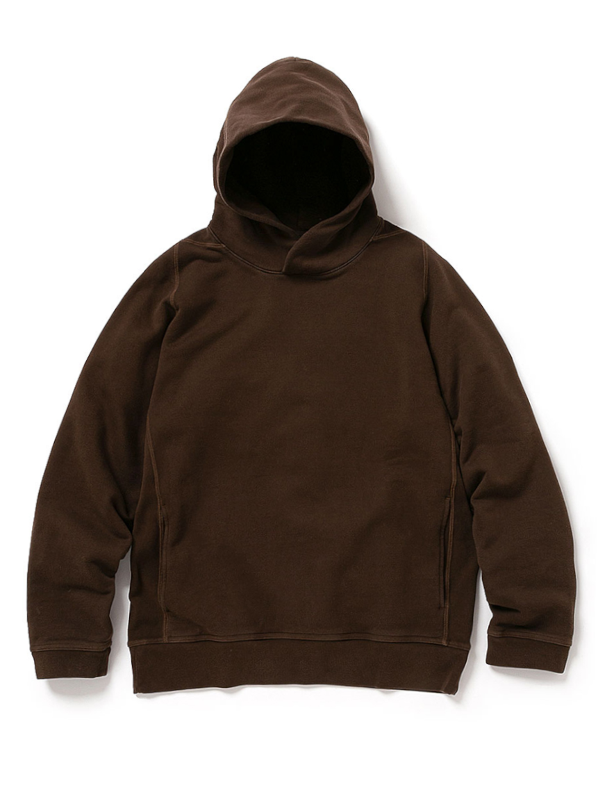 <img class='new_mark_img1' src='https://img.shop-pro.jp/img/new/icons50.gif' style='border:none;display:inline;margin:0px;padding:0px;width:auto;' />nonnative - DWELLER L/S HOODY COTTON SWEAT OVERDYED VW (BROWN)
