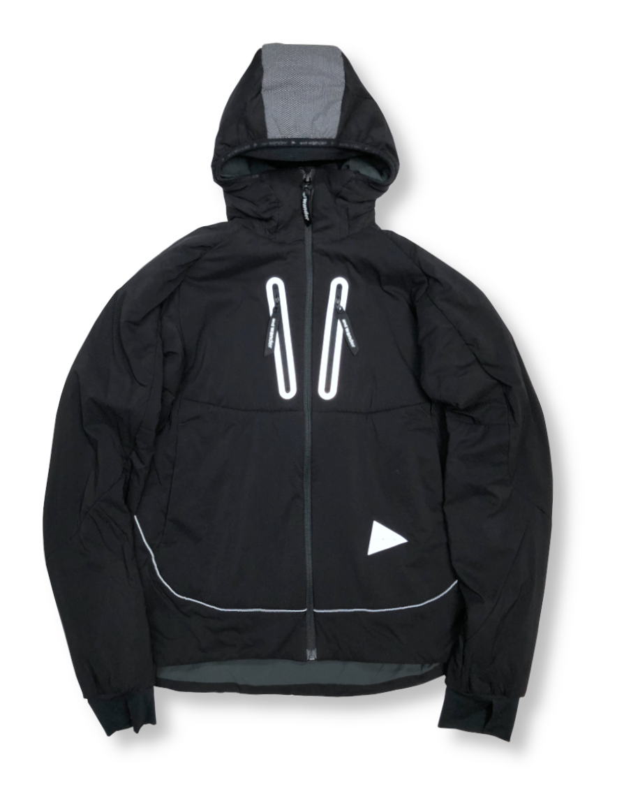 and wander - alpha AIR hoodie (BLACK)【Hoen - Web】公式通販