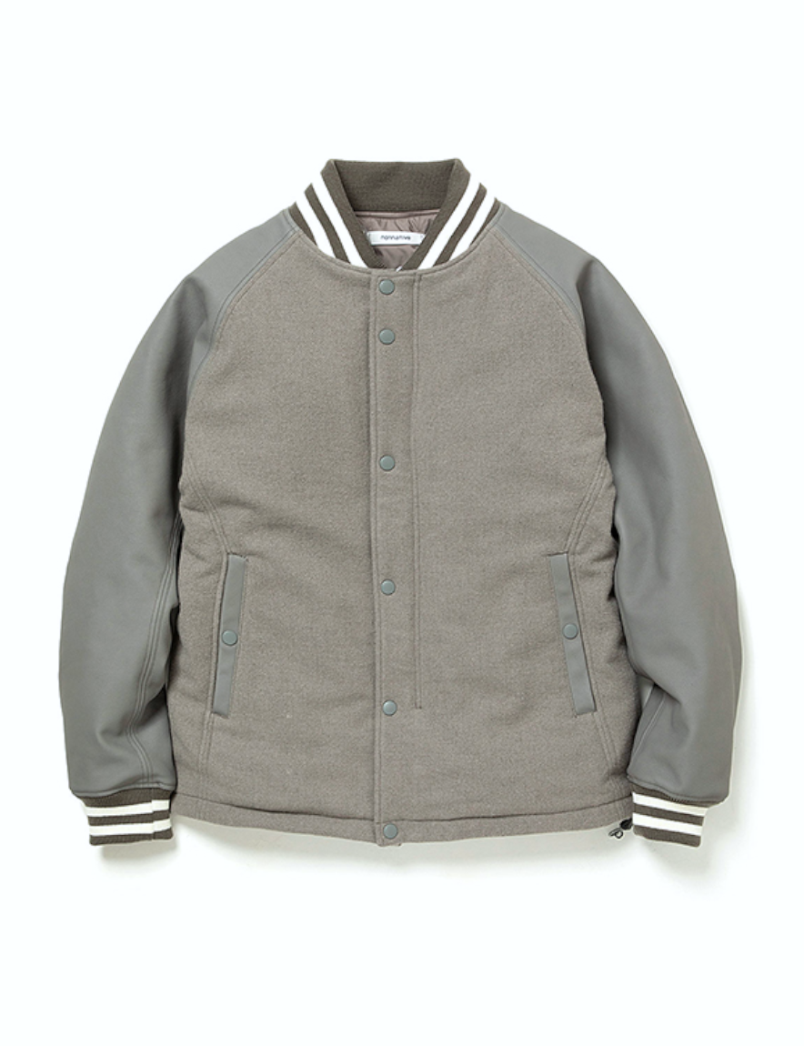 <img class='new_mark_img1' src='https://img.shop-pro.jp/img/new/icons50.gif' style='border:none;display:inline;margin:0px;padding:0px;width:auto;' />nonnative - STUDENT PUFF JACKET W/N TWILL WITH GORE-TEX INFINIUM™ (CEMENT)