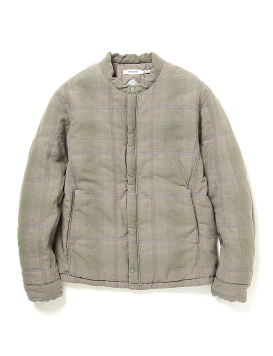 nonnative - HIKER PUFF JACKET C/W TWILL OMBRE PLAID WITH nonnative - HIKER PUFF JACKET C/W TWILL OMBRE PLAID WITH