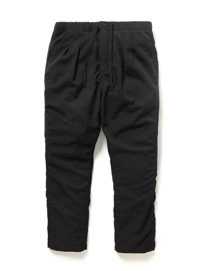 nonnative - DWELLER EASY PANTS POLY TWILL (BLACK)【42nd Spring 