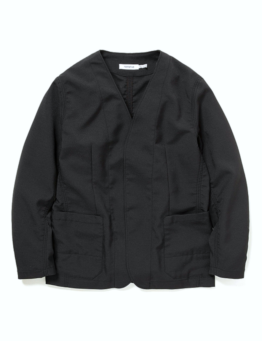 <img class='new_mark_img1' src='https://img.shop-pro.jp/img/new/icons50.gif' style='border:none;display:inline;margin:0px;padding:0px;width:auto;' />nonnative - SOLDIER JACKET POLY TWILL (BLACK)