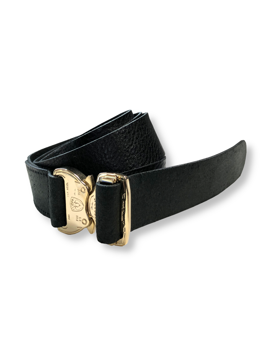 UNUSED - Cobra buckle BELT (BLACK)(CAMEL) UH0591【Hoen-WEB】