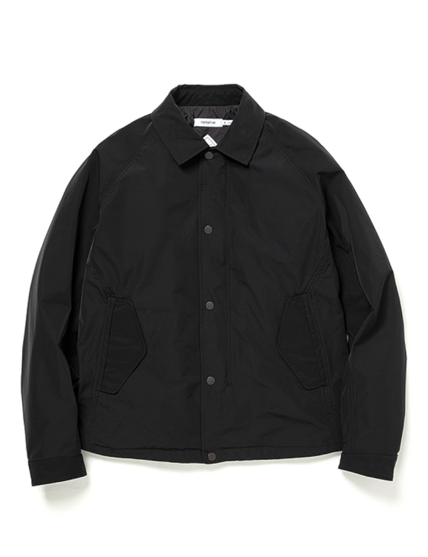 <img class='new_mark_img1' src='https://img.shop-pro.jp/img/new/icons50.gif' style='border:none;display:inline;margin:0px;padding:0px;width:auto;' />nonnative - COACH JACKET POLY TWILL STRETCH DICROS® SOLO WITH GORE-TEX INFINIUM™ (BLACK)