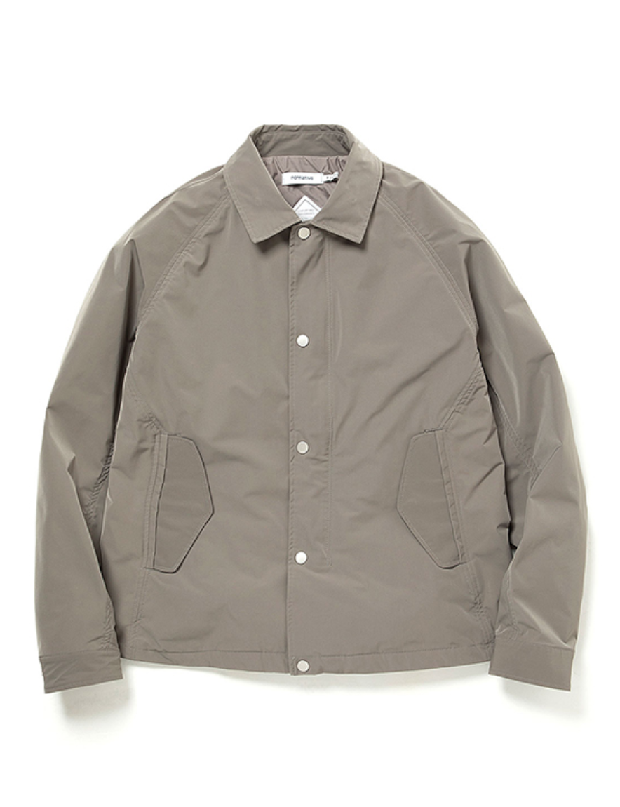 <img class='new_mark_img1' src='https://img.shop-pro.jp/img/new/icons50.gif' style='border:none;display:inline;margin:0px;padding:0px;width:auto;' />nonnative - COACH JACKET POLY TWILL STRETCH DICROS® SOLO WITH GORE-TEX INFINIUM™ (CEMENT)