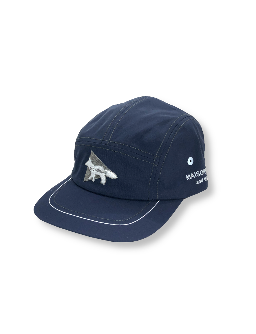 MAISON KITSUNÉ × and wander NYLON CAP (NAVY)【Hoen - Web】メゾン ...