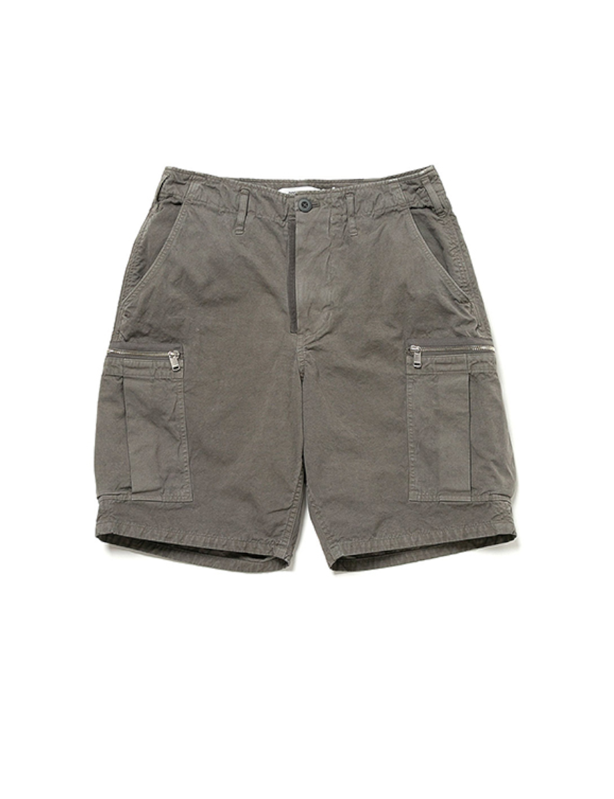 nonnative - TROOPER 6P SHORTS COTTON WEATHER CLOTH OVERDYED (CEMENT)【42nd  Summer collection】【Hoen-web】