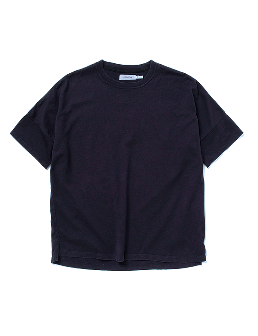 Tシャツ・カットソー NONNATIVE SS25 Shirts (NN S4618 DK NAVY) nonnative - CLERK S/S TEE COTTON JERSEY OVERDYED (NAVY