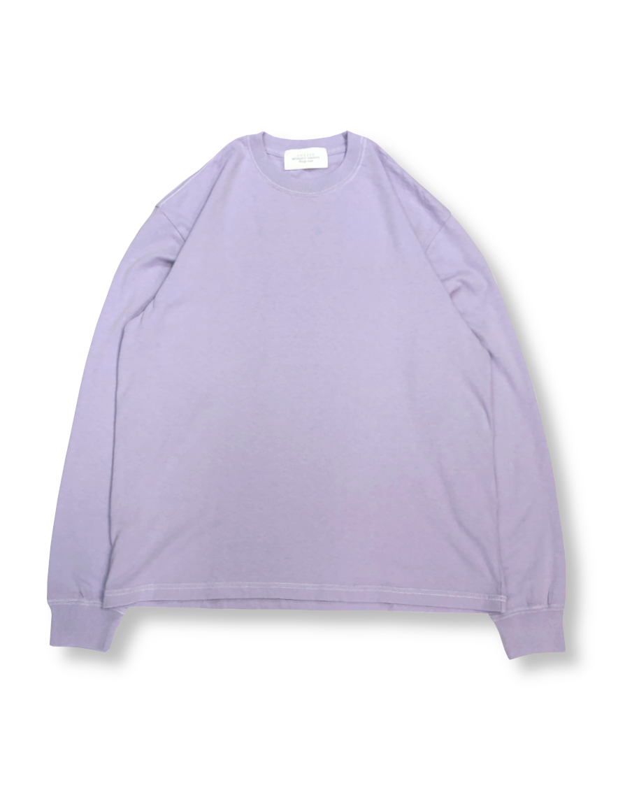 <img class='new_mark_img1' src='https://img.shop-pro.jp/img/new/icons1.gif' style='border:none;display:inline;margin:0px;padding:0px;width:auto;' />UNUSED - Long Sleeve T-shirt  (LAVENDER)  US2354