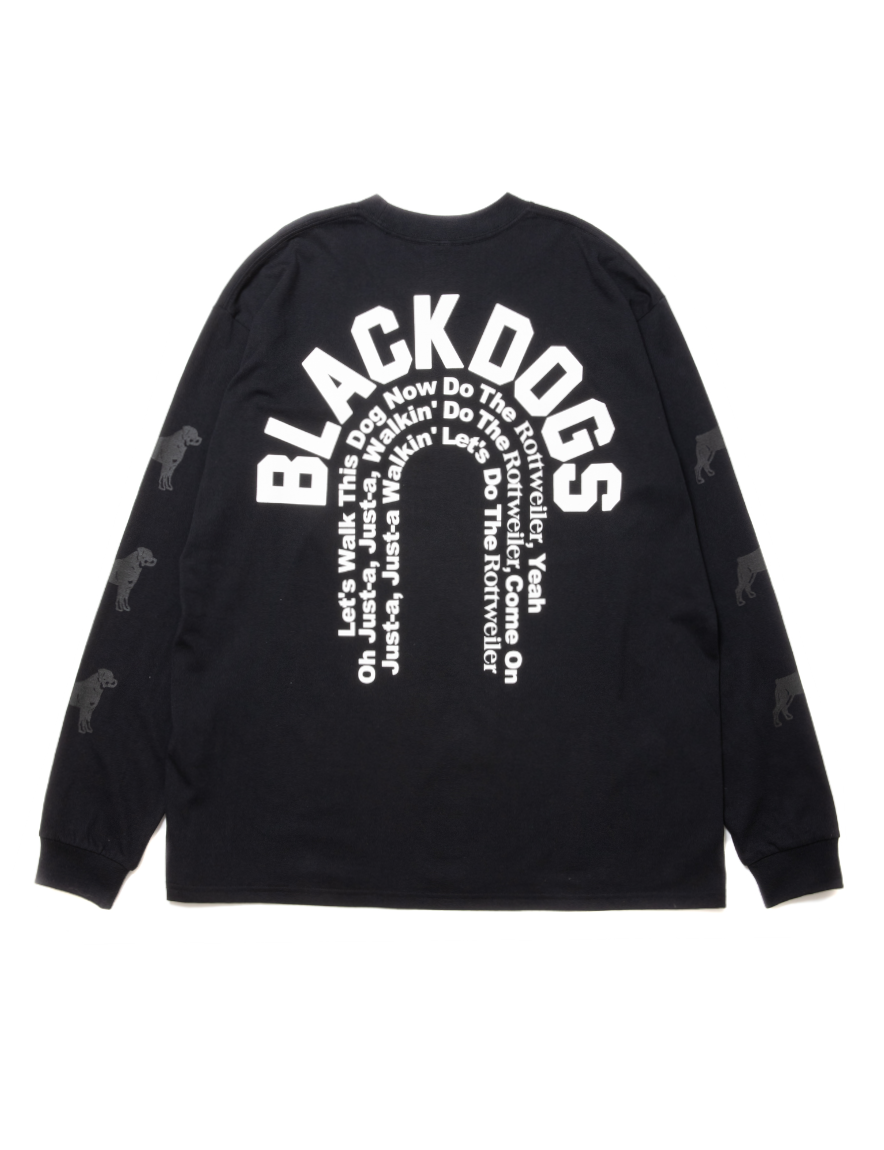 <img class='new_mark_img1' src='https://img.shop-pro.jp/img/new/icons1.gif' style='border:none;display:inline;margin:0px;padding:0px;width:auto;' />ROTTWEILER - R DOG L/S TEE (BLACK)