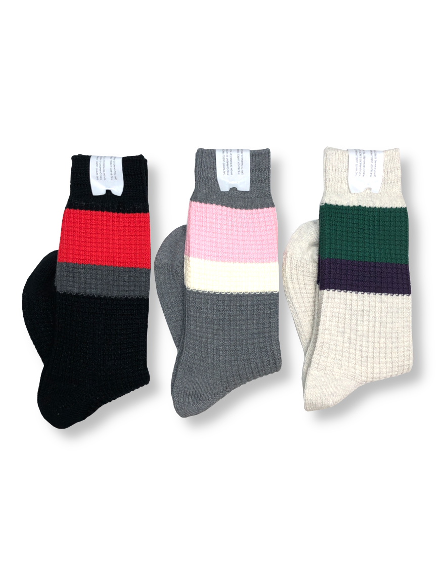 <img class='new_mark_img1' src='https://img.shop-pro.jp/img/new/icons1.gif' style='border:none;display:inline;margin:0px;padding:0px;width:auto;' />UNUSED - Socks (BLACK)(GRAY)(OATMEAL) UH0596