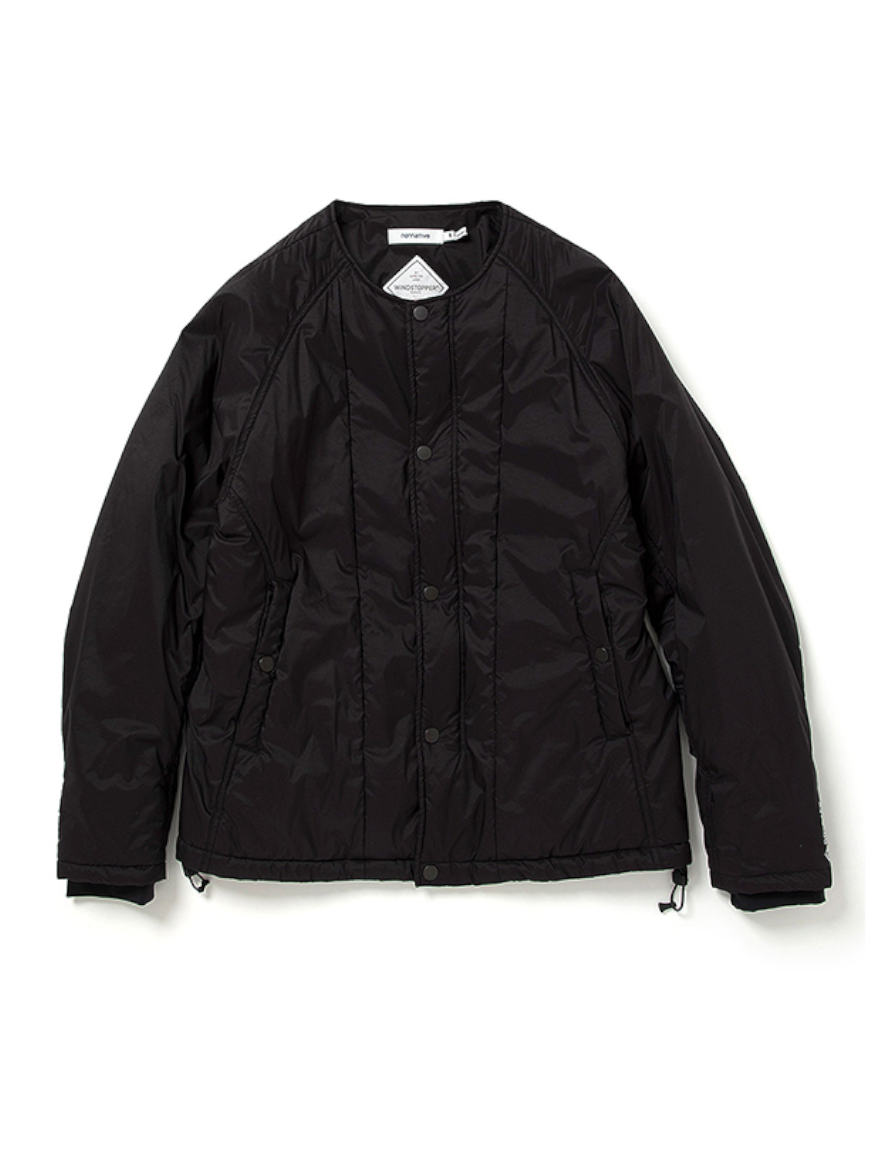 <img class='new_mark_img1' src='https://img.shop-pro.jp/img/new/icons50.gif' style='border:none;display:inline;margin:0px;padding:0px;width:auto;' />nonnative - HIKER PUFF JACKET NYLON TAFFETA STRETCH WITH GORE-TEX WINDSTOPPER (BLACK)