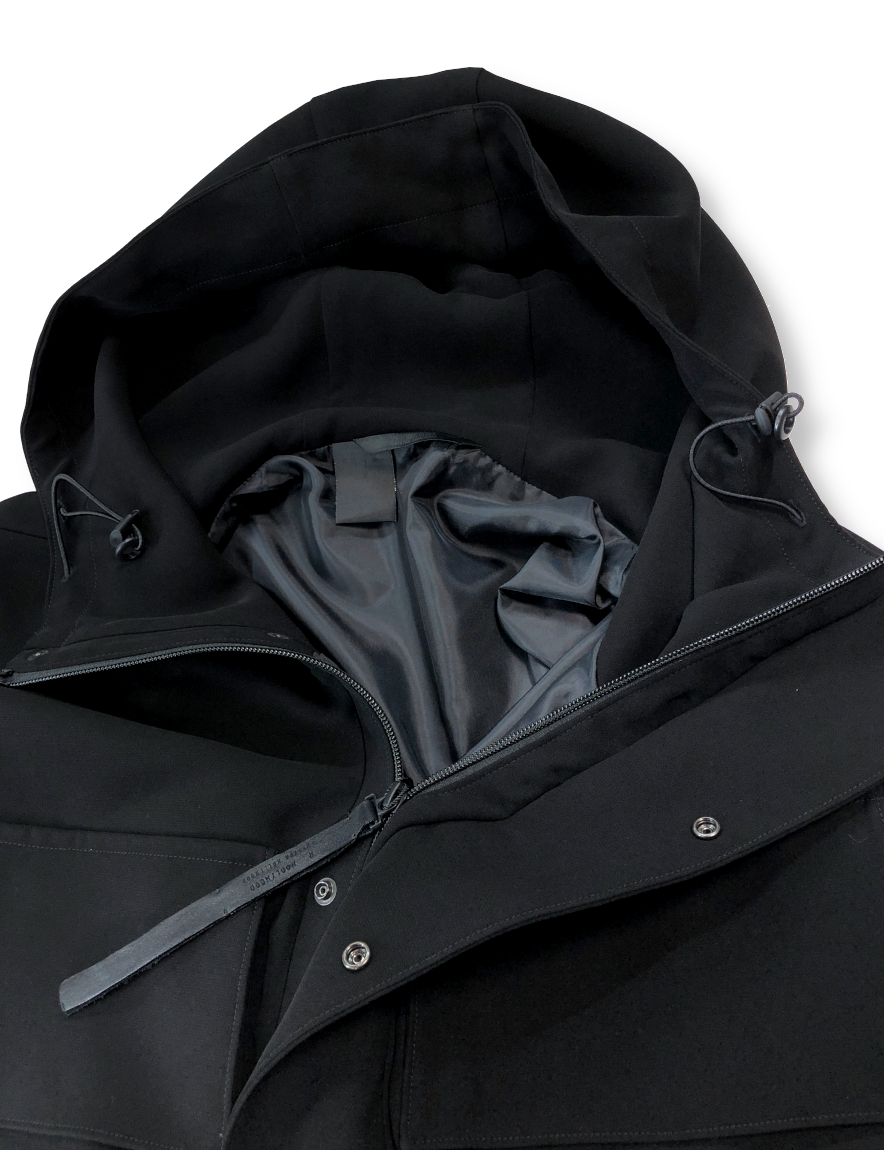 N.HOOLYWOOD - HOODED BLOUSON (BLACK)【Hoen - Web】公式通販 N.HOOLYWOOD - HOODED BLOUSON (BLACK)【Hoen - Web】公式通販