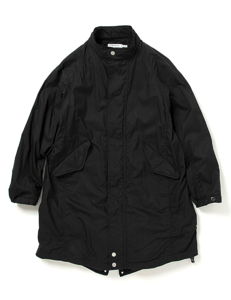 <img class='new_mark_img1' src='https://img.shop-pro.jp/img/new/icons1.gif' style='border:none;display:inline;margin:0px;padding:0px;width:auto;' />nonnative - TROOPER COAT C/N GABARDINE WITH GORE-TEX WINDSTOPPER (BLACK)